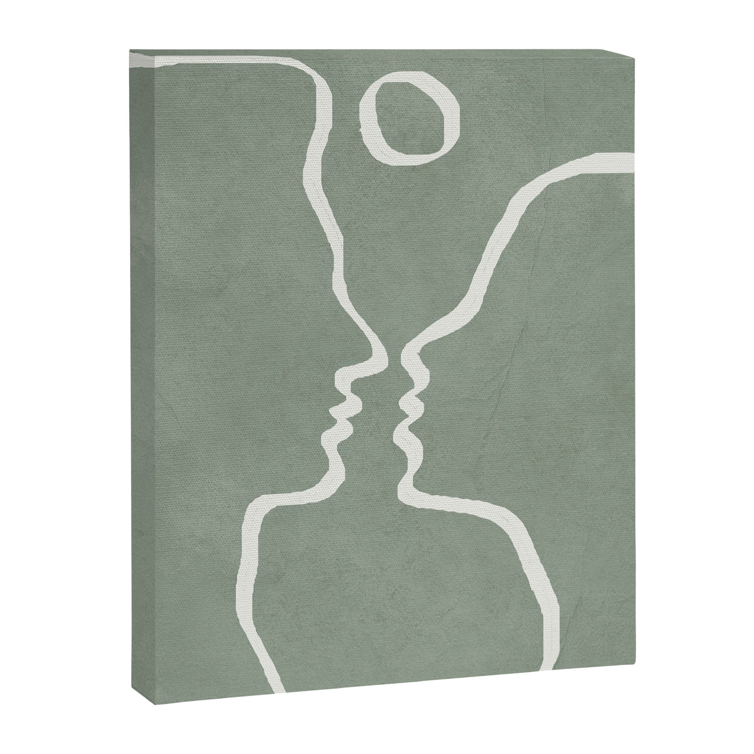 Abstract Couple Canvas Print Gallery Image 6