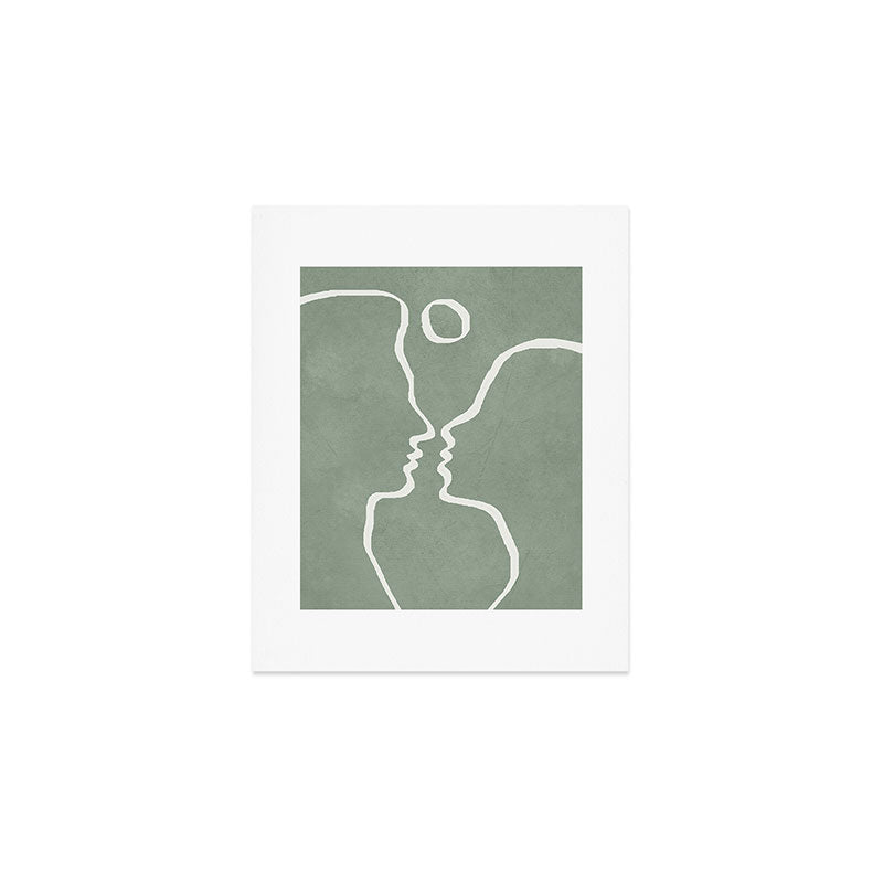 Abstract Couple Art Print Gallery Image 1