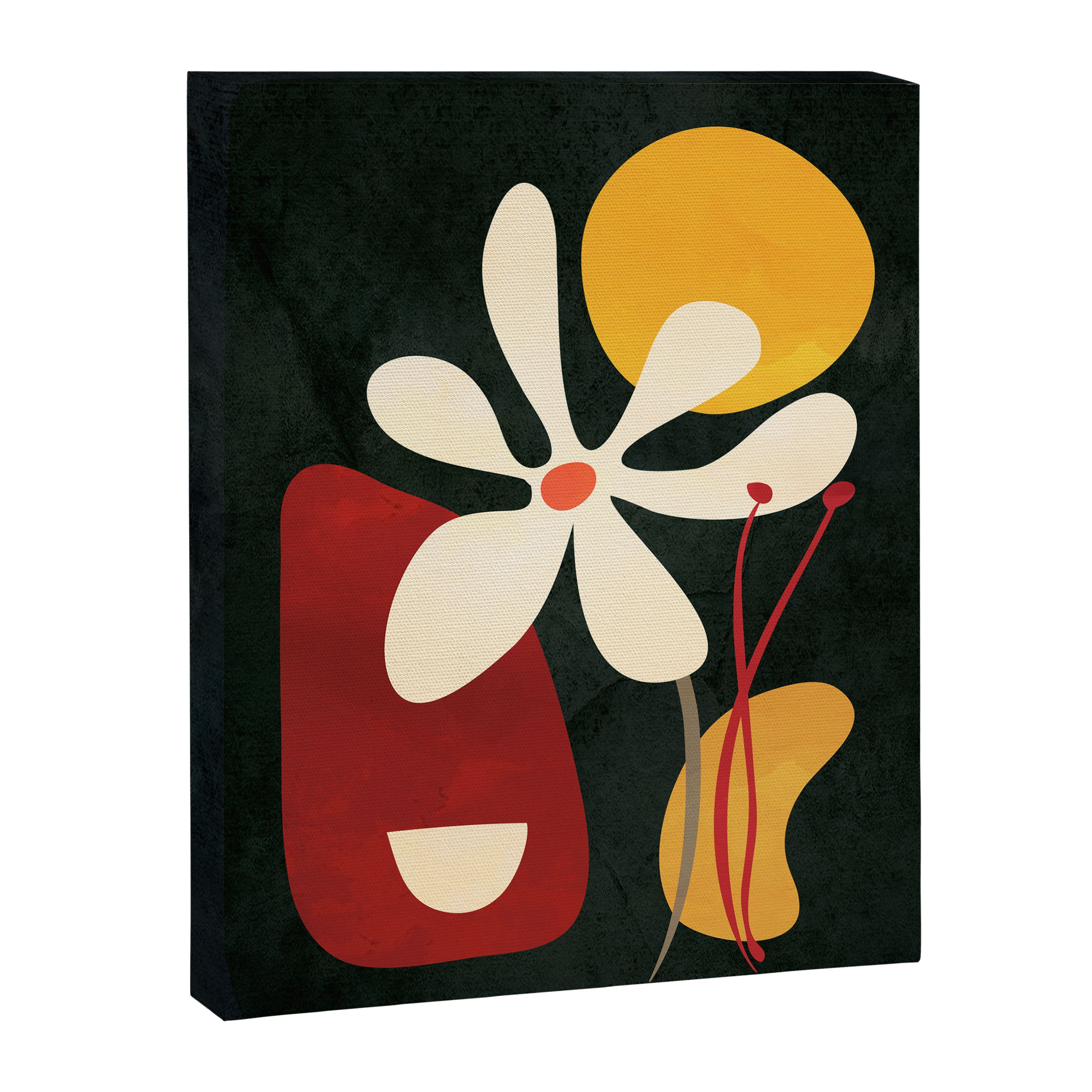 Abstract Daisy 01 Canvas Print Gallery Image 6