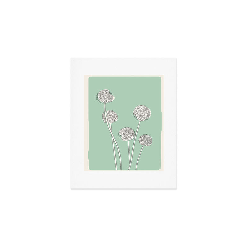 Abstract Dandelions Art Print Gallery Image 1