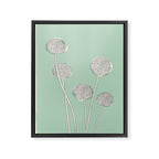 Abstract Dandelions Framed Canvas Print Gallery Image 6