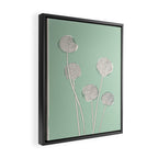 Abstract Dandelions Framed Canvas Print Gallery Image 2