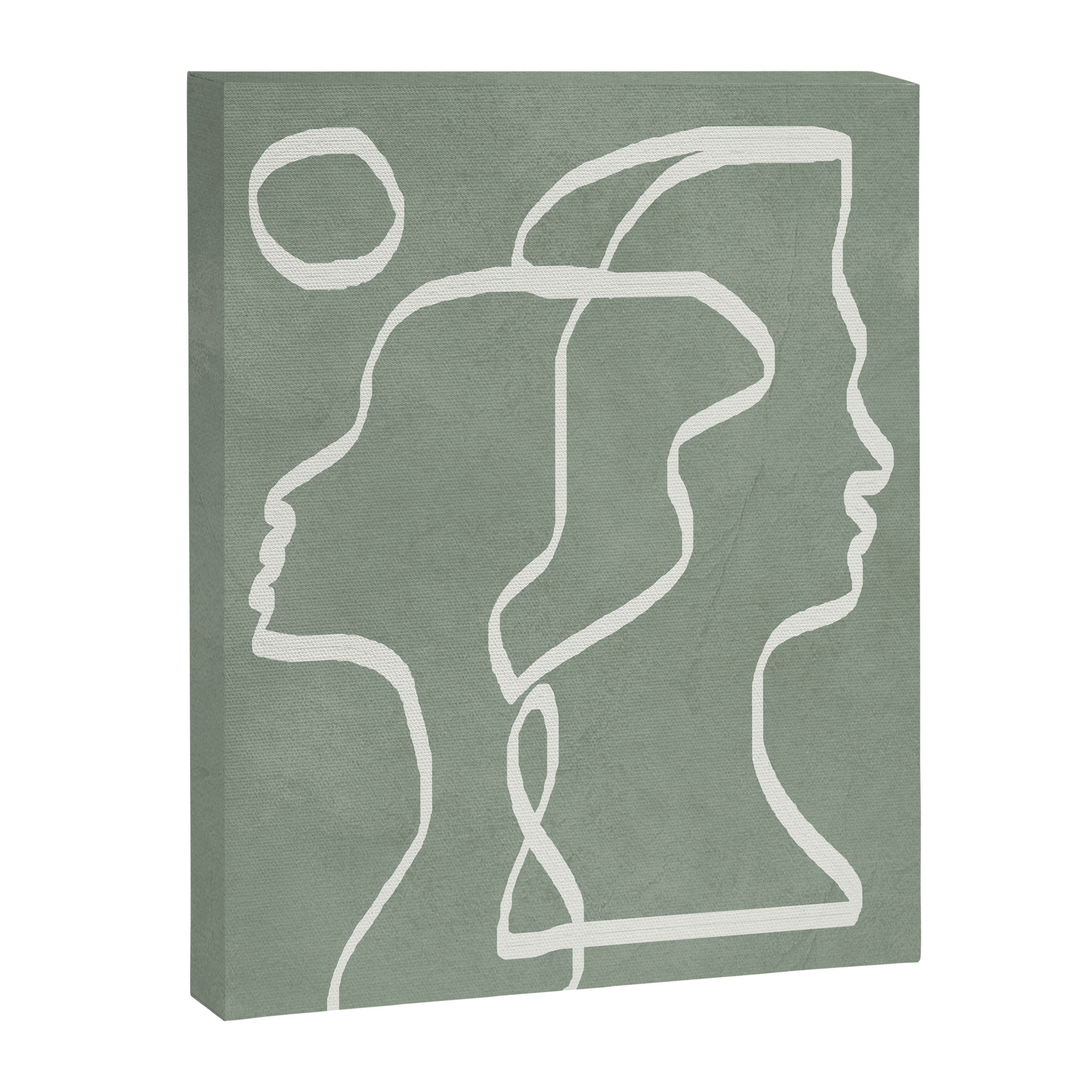 Abstract Faces Canvas Print Gallery Image 6