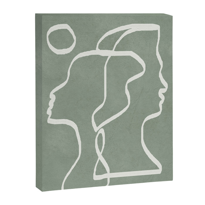 Abstract Faces Canvas Print Gallery Image 1