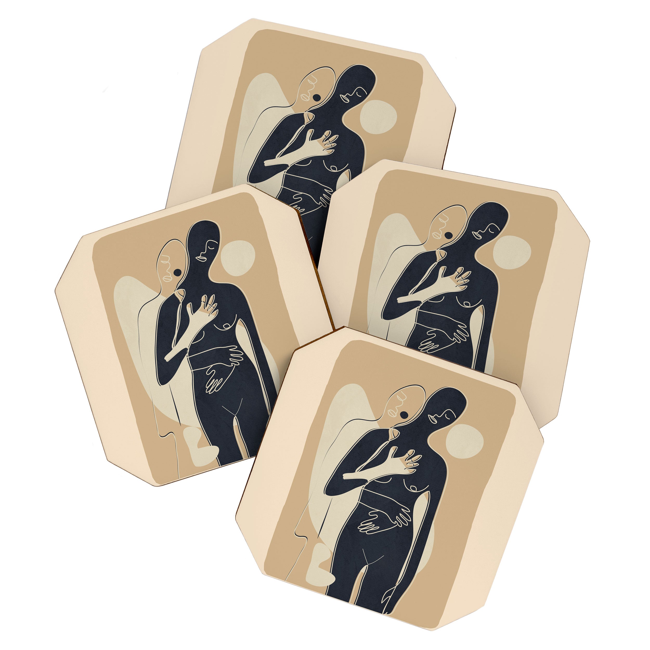 Abstract Feeling 10 Coaster Gallery Image 1