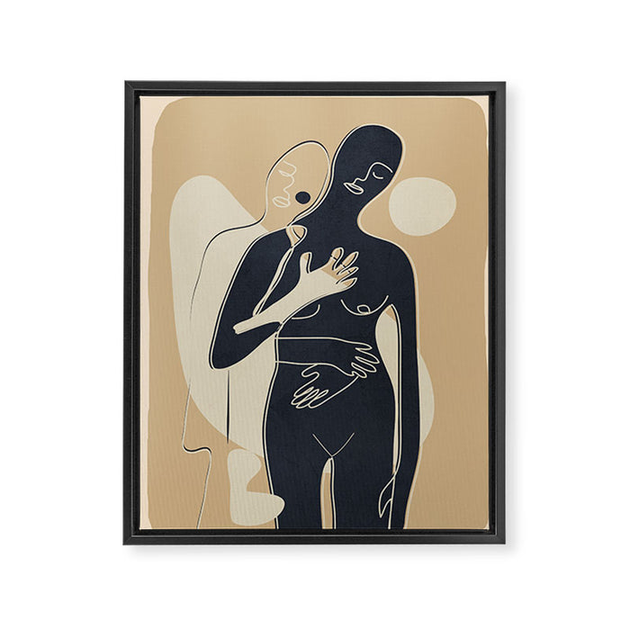 Abstract Feeling 10 Framed Canvas Print Gallery Image 1