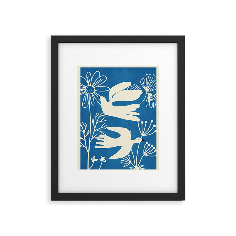 Abstract Flight 30 Framed Art Print Gallery Image 5