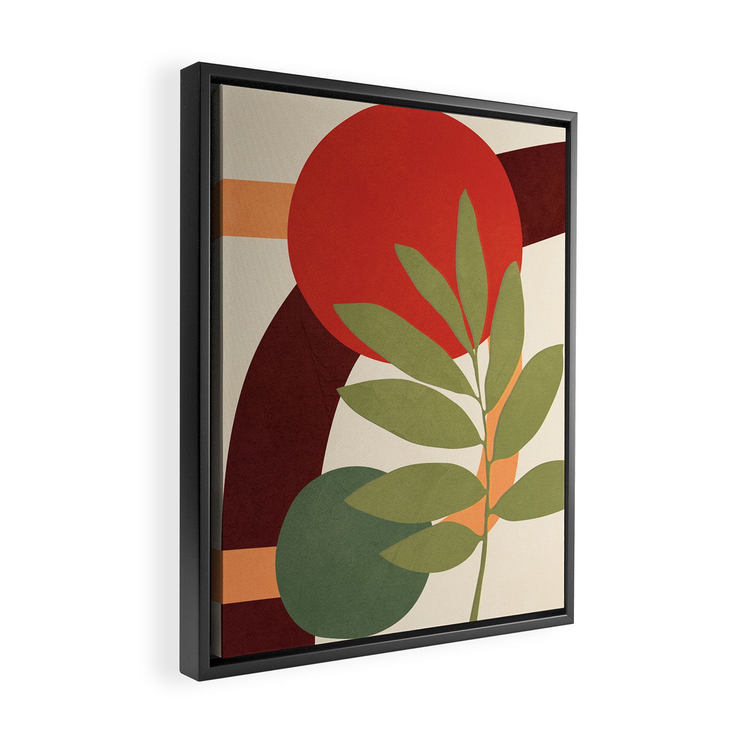 Abstract Flow 23 Framed Canvas Print Gallery Image 2
