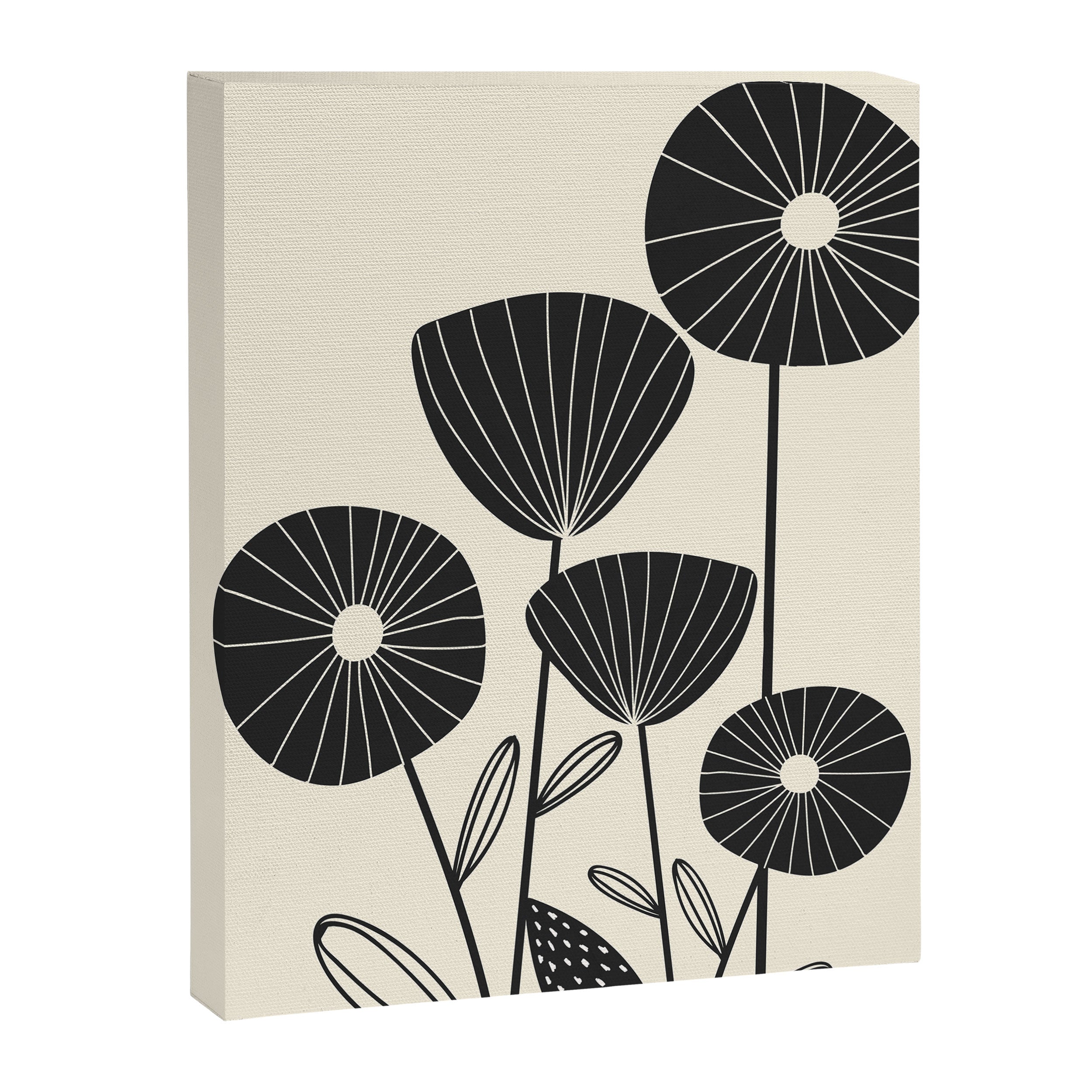 Abstract Flowers Canvas Print Gallery Image 6