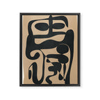 Abstract Ink 1 Framed Canvas Print Gallery Image 6