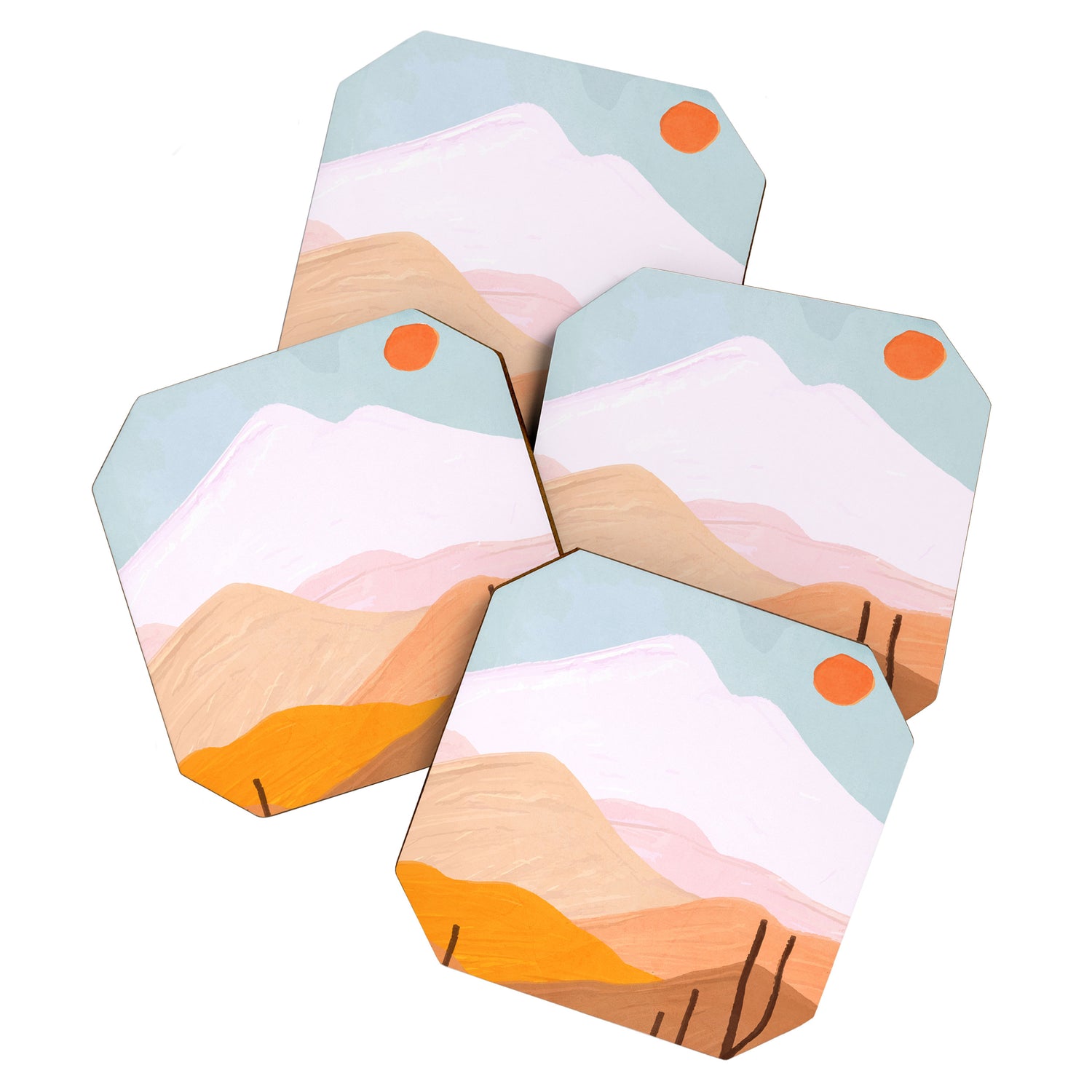 Abstract Landscape III  Coaster Gallery Image 1