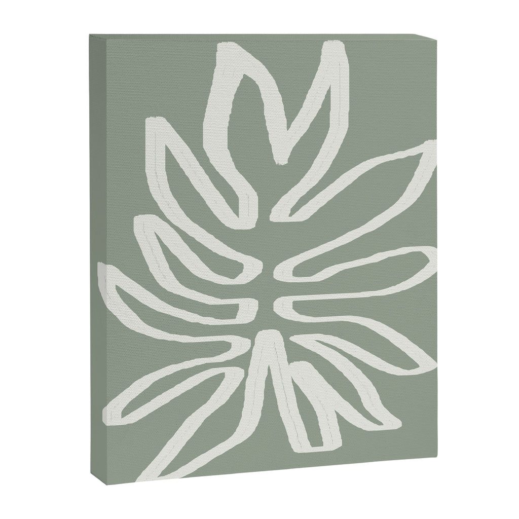 Abstract Leaf Canvas Print Gallery Image 6