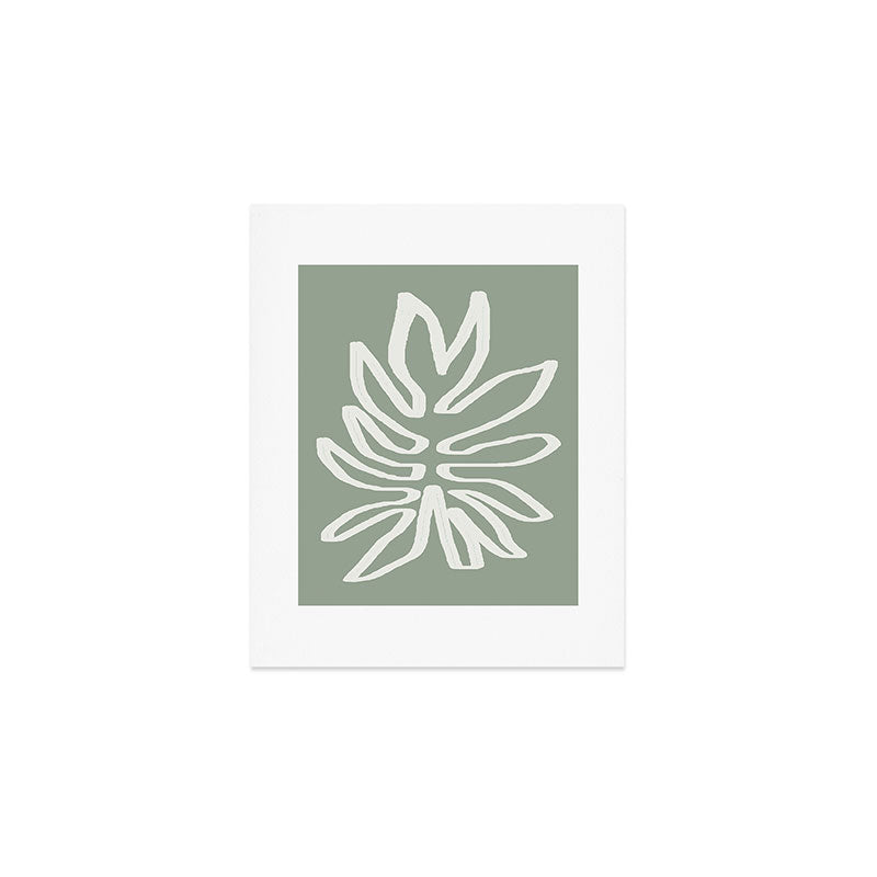 Abstract Leaf Art Print Gallery Image 1