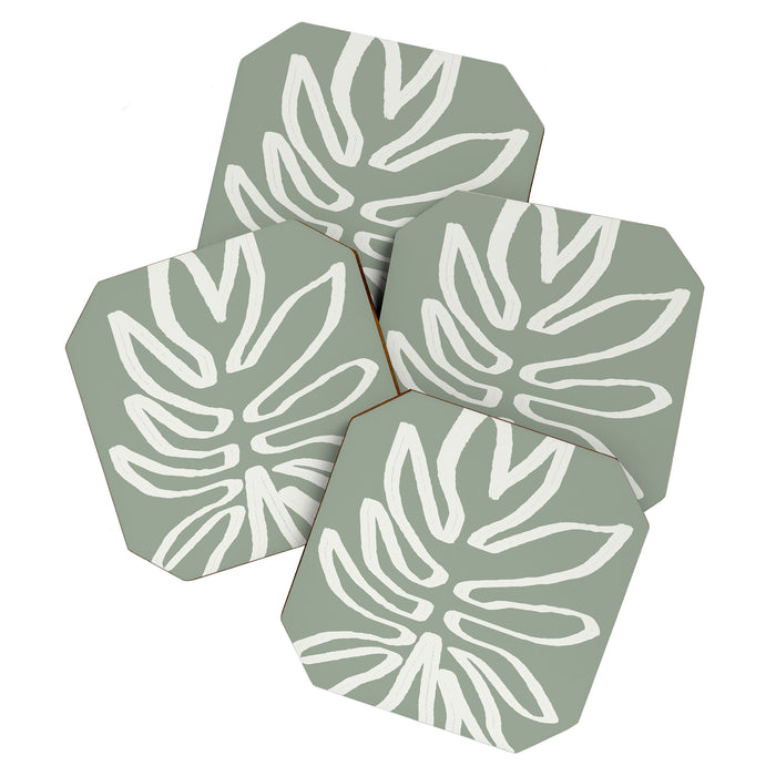 Abstract Leaf Coaster Gallery Image 1