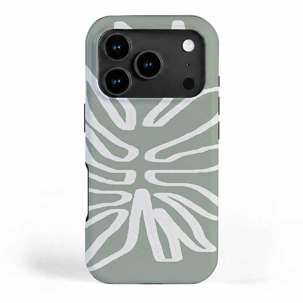 Abstract Leaf iPhone Case Gallery Image 1