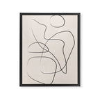 Abstract Line I Framed Canvas Print Gallery Image 6