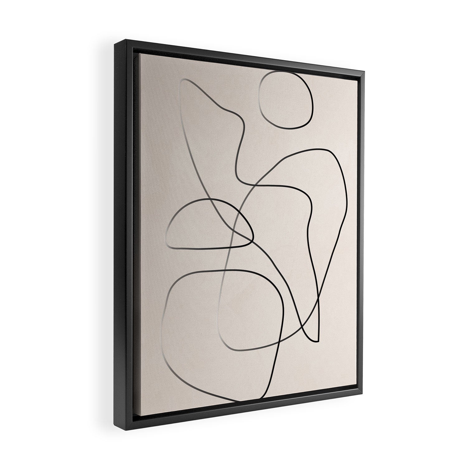 Abstract Line I Framed Canvas Print Gallery Image 2