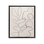 Abstract Line II Framed Canvas Print Gallery Image 6