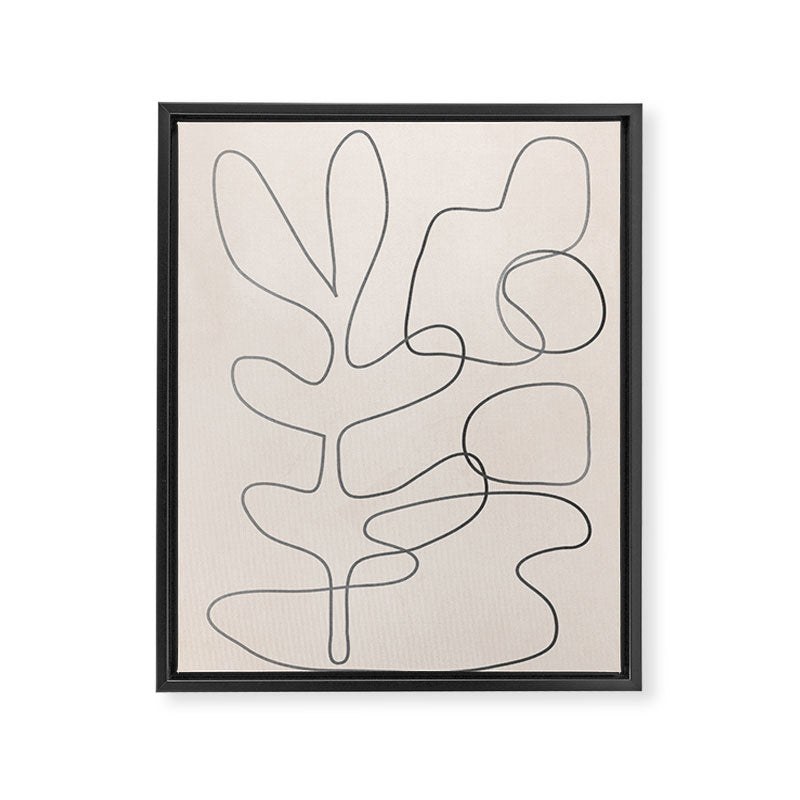 Abstract Line II Framed Canvas Print Gallery Image 6