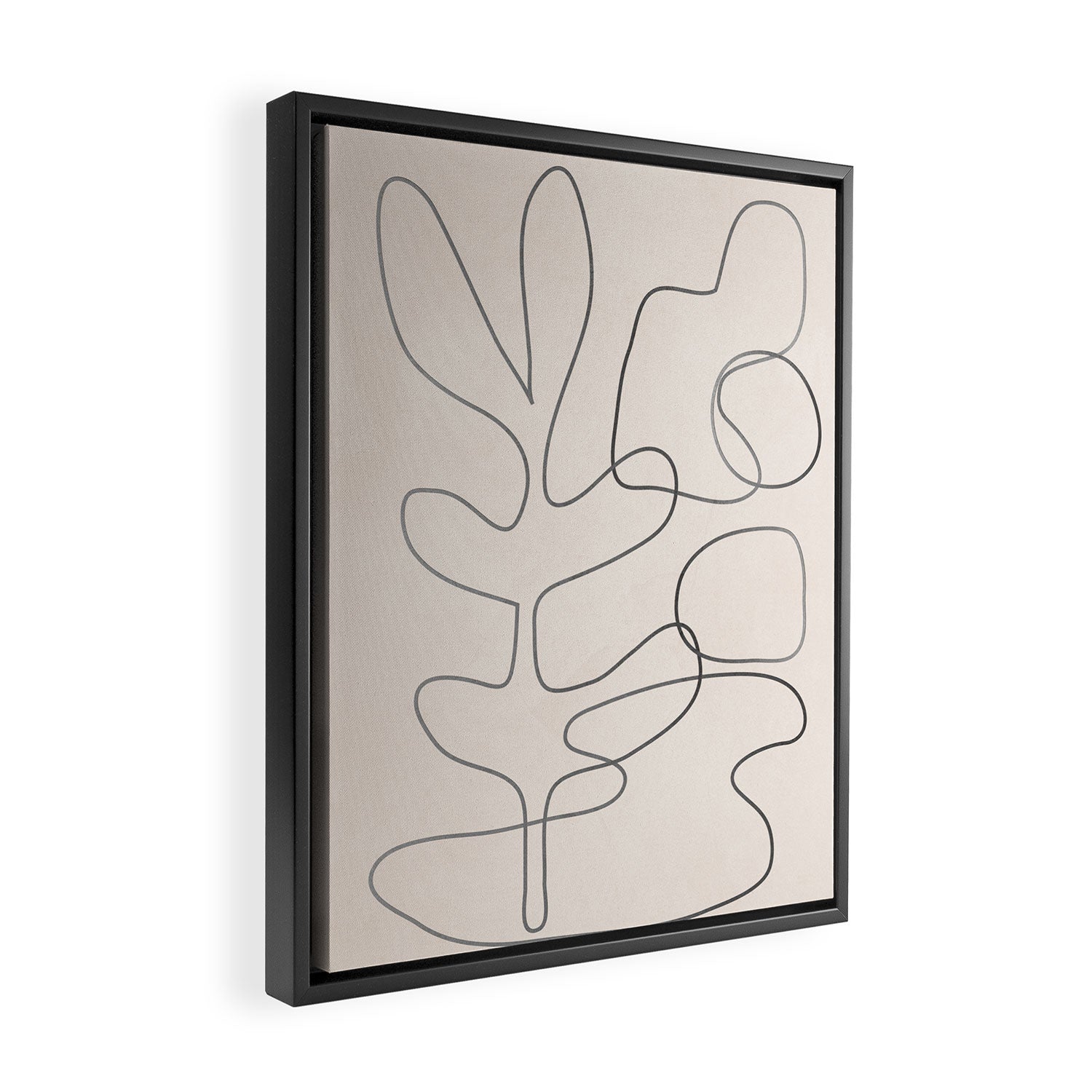 Abstract Line II Framed Canvas Print Gallery Image 2