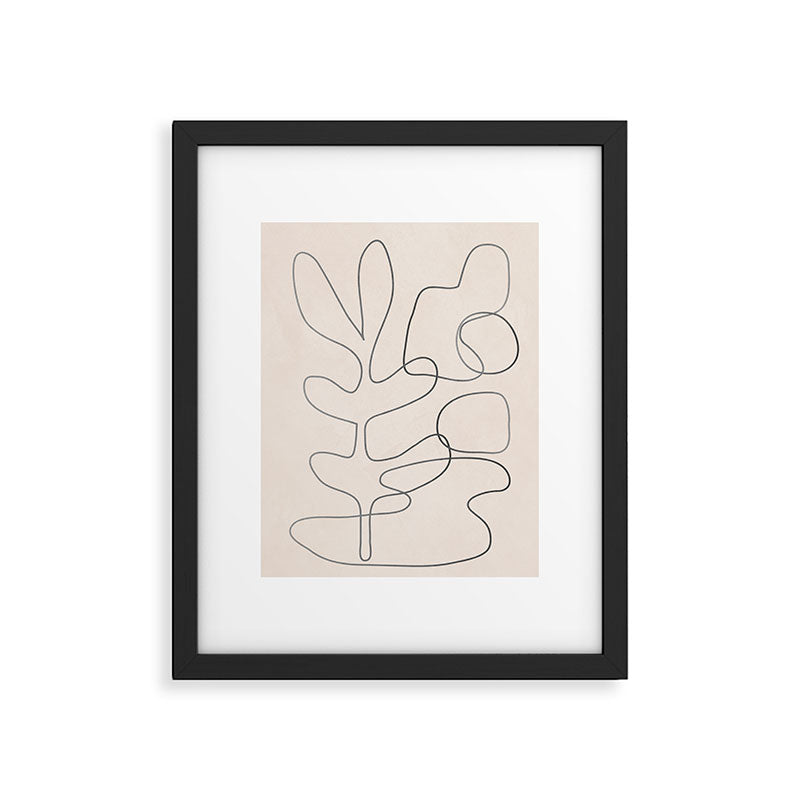 Abstract Line II Framed Art Print Gallery Image 5