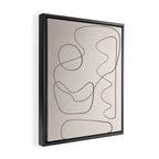 Abstract Line III Framed Canvas Print Gallery Image 2