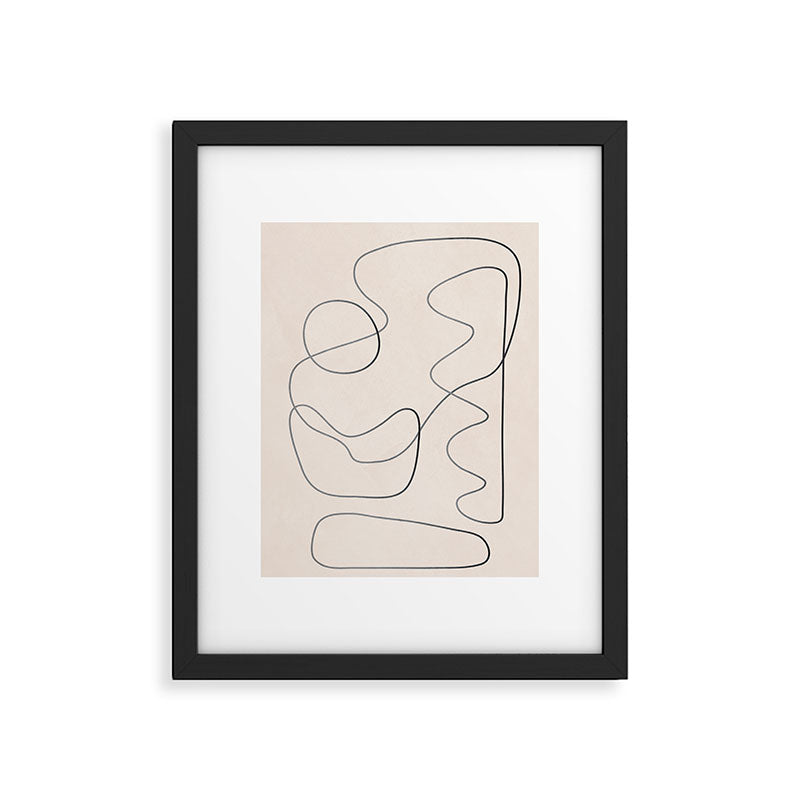 Abstract Line III Framed Art Print Gallery Image 5