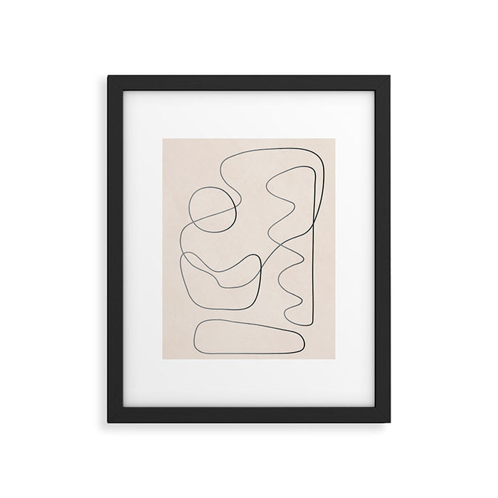 Abstract Line III Framed Art Print Gallery Image 1