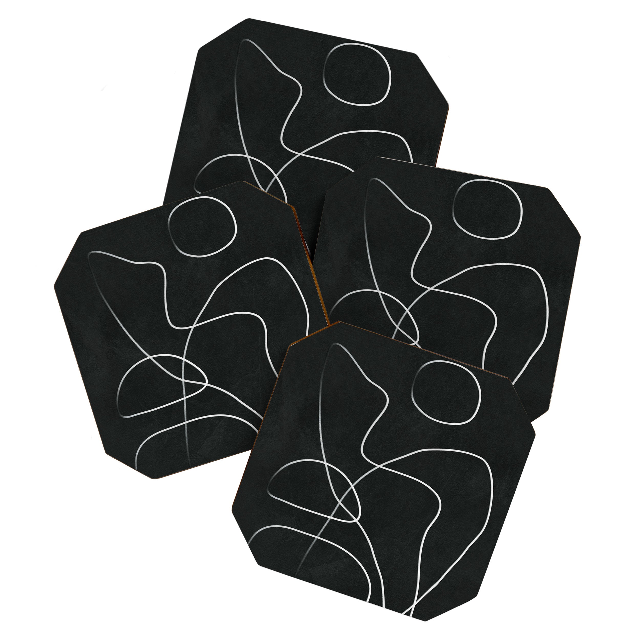 Abstract Line IV Coaster Gallery Image 1