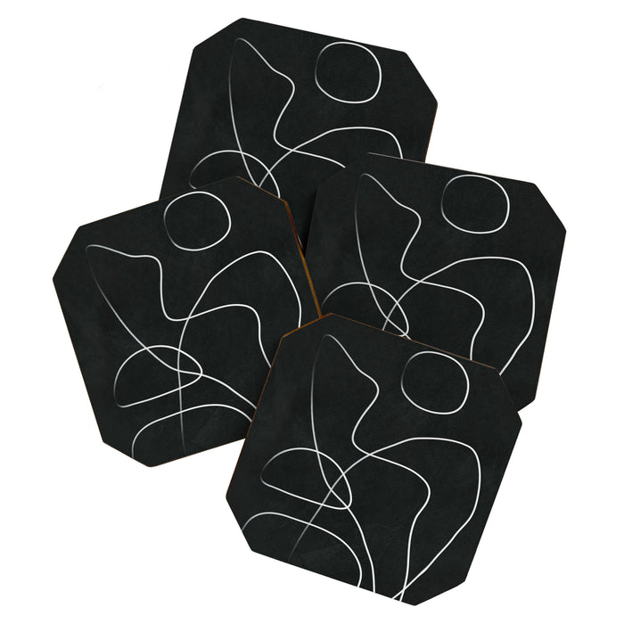 Abstract Line IV Coaster Gallery Image 1