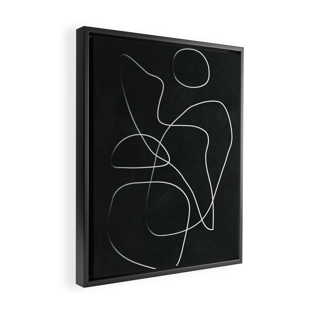 Abstract Line IV Framed Canvas Print Gallery Image 2