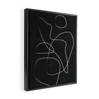 Abstract Line IV Framed Canvas Print Gallery Image 2