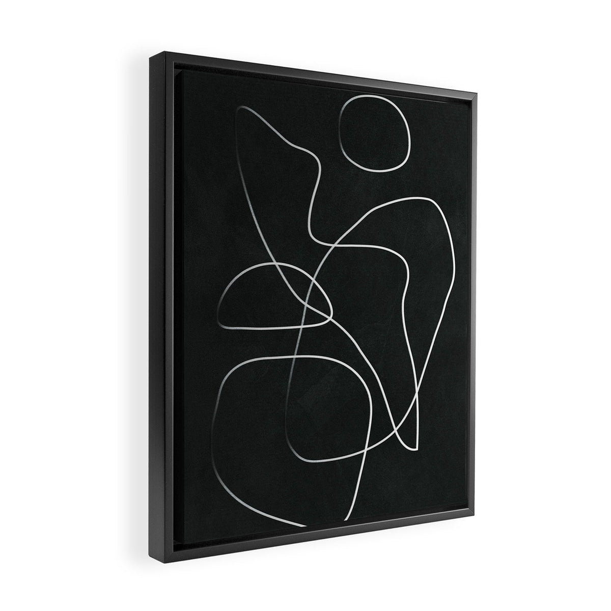 Abstract Line IV Framed Canvas Print Gallery Image 2