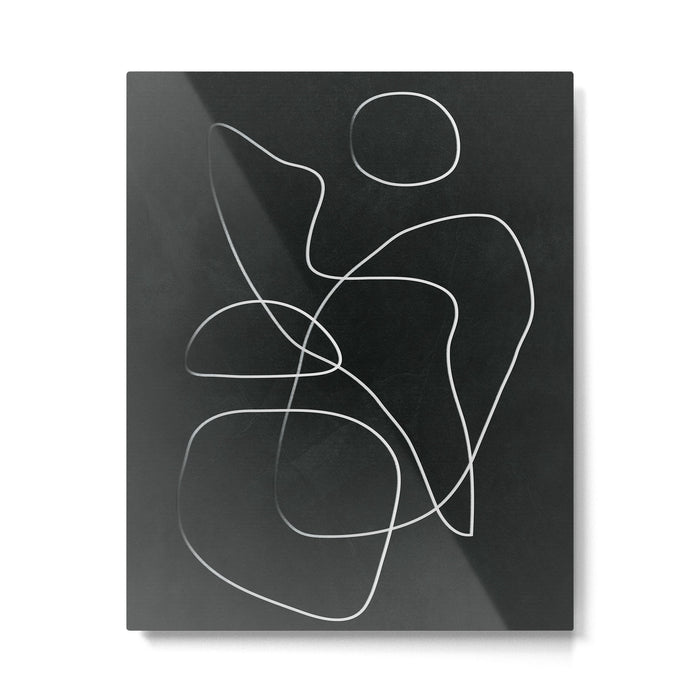 Abstract Line IV Metal Print Gallery Image 1