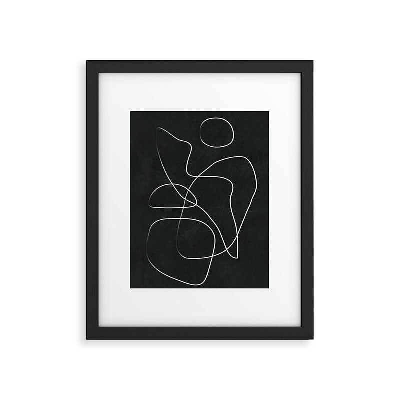 Abstract Line IV Framed Art Print Gallery Image 5