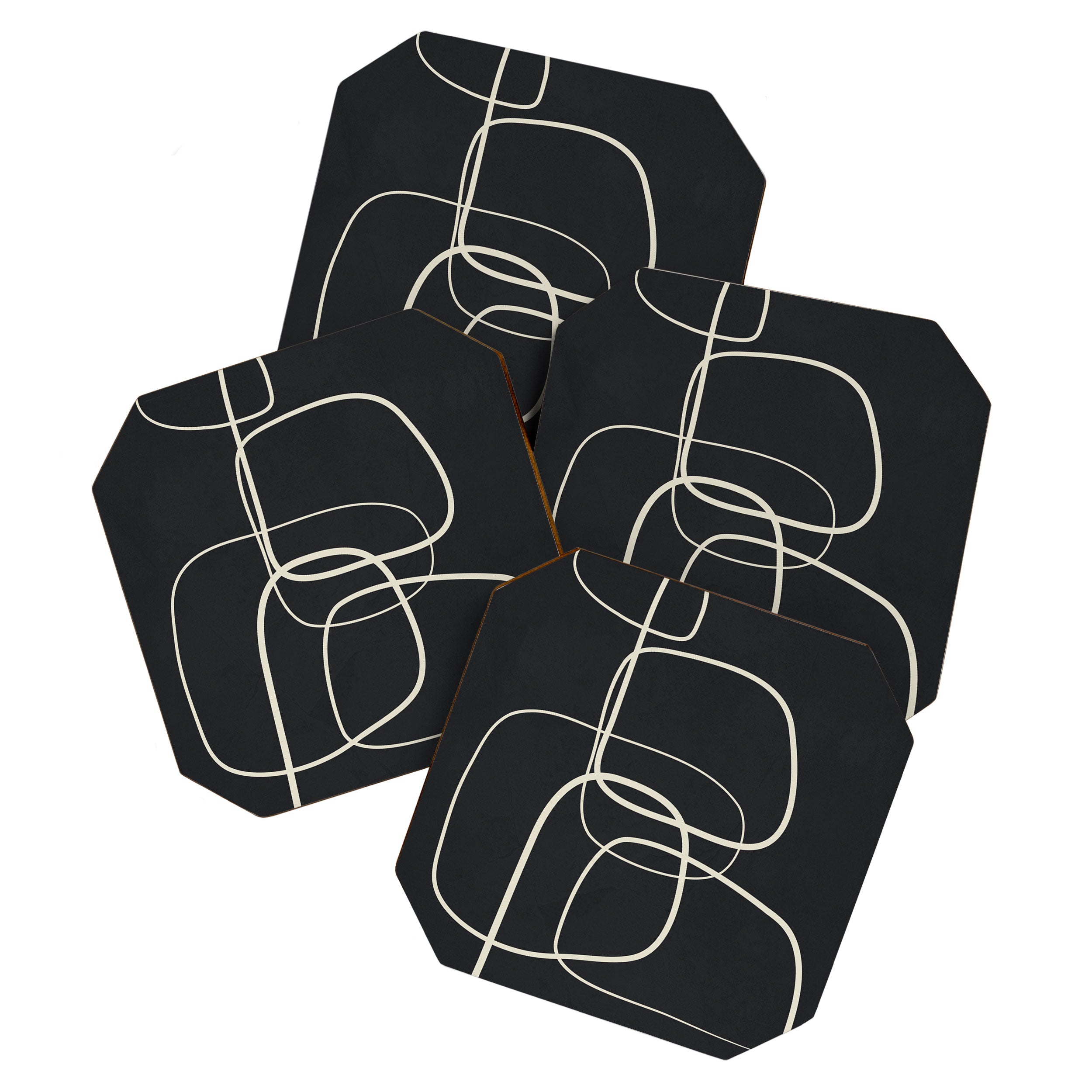 Abstract Lines 01 Coaster Gallery Image 1