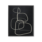 Abstract Lines 01 Framed Canvas Print Gallery Image 6