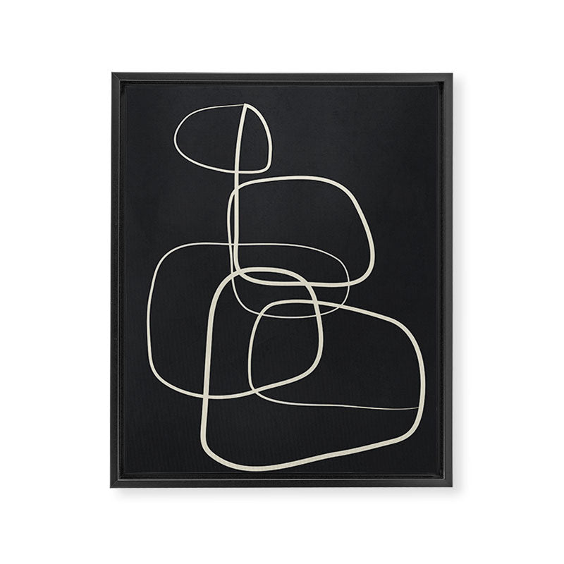 Abstract Lines 01 Framed Canvas Print Gallery Image 6