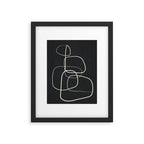 Abstract Lines 01 Framed Art Print Gallery Image 4