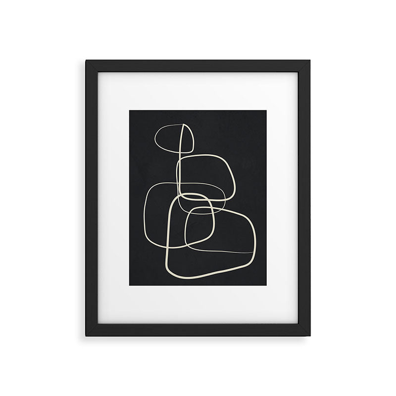 Abstract Lines 01 Framed Art Print Gallery Image 4
