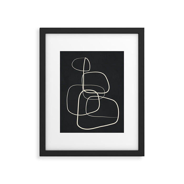 Abstract Lines 01 Framed Art Print Gallery Image 1