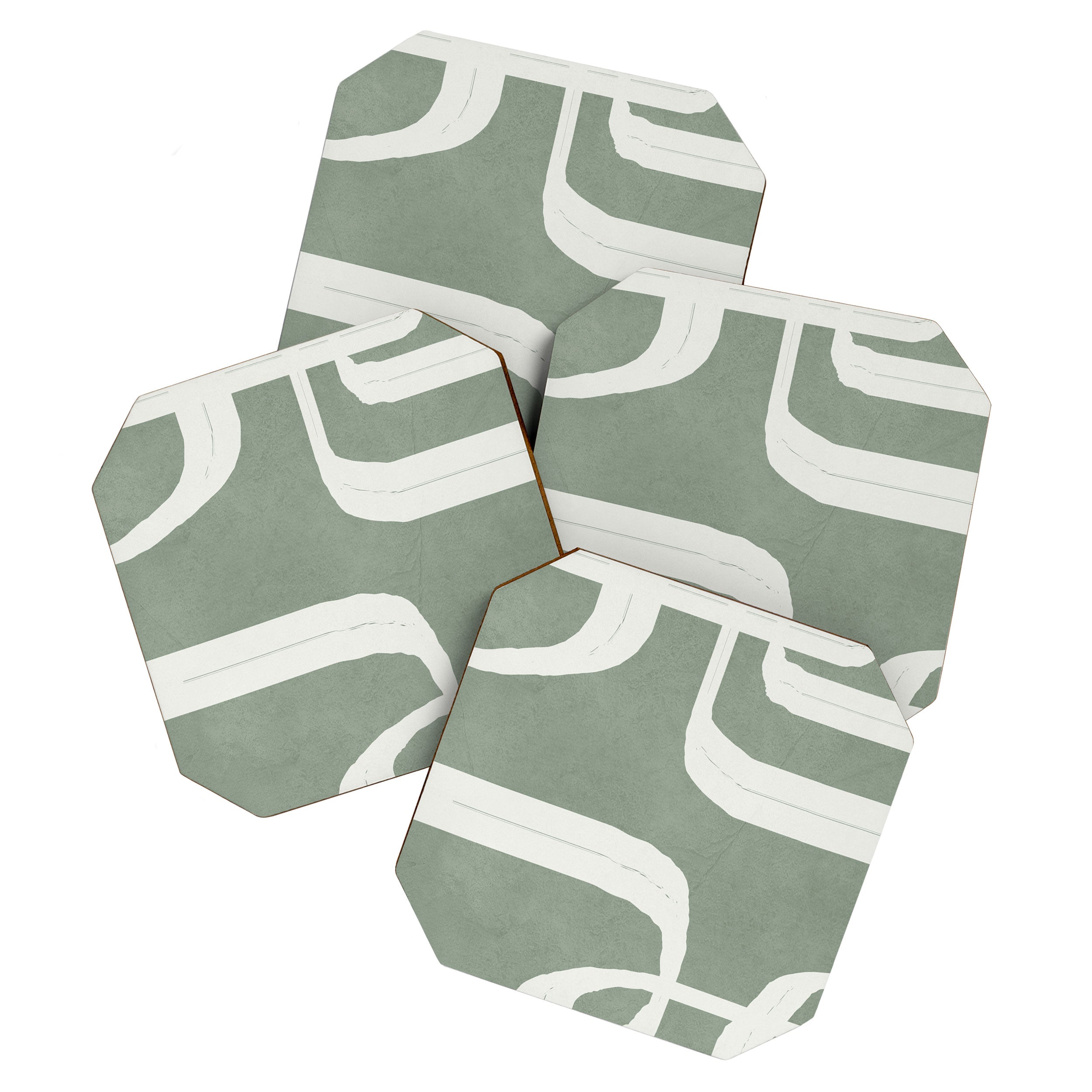 Abstract Lines II Coaster Gallery Image 1