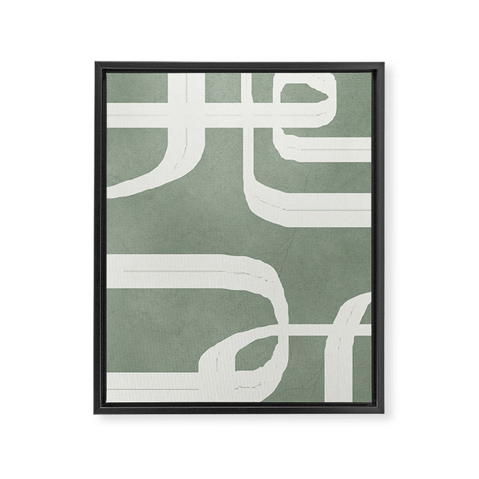 Abstract Lines II Framed Canvas Print Gallery Image 1