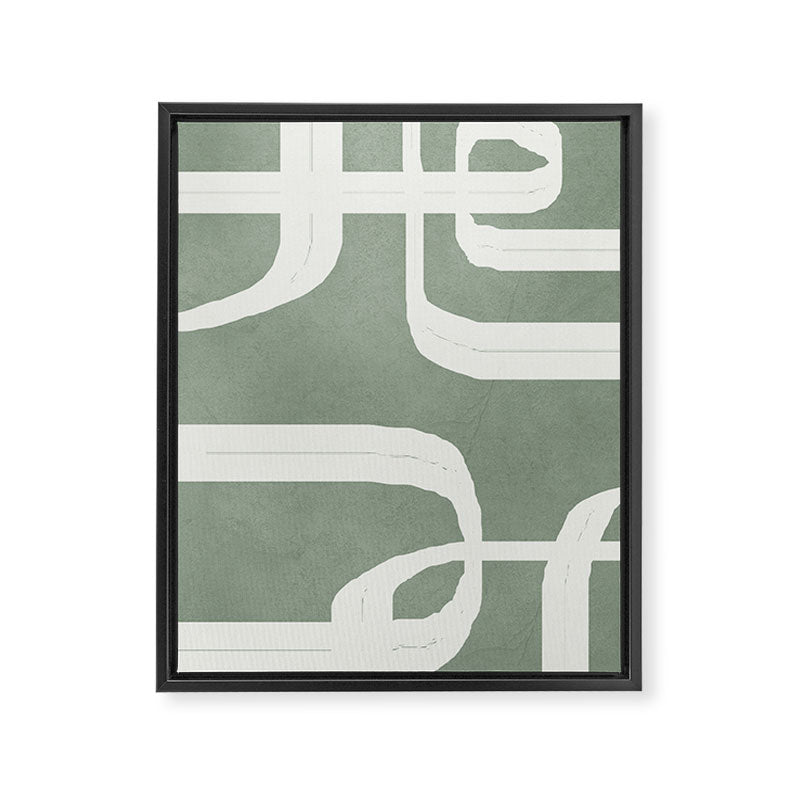 Abstract Lines II Framed Canvas Print Gallery Image 6