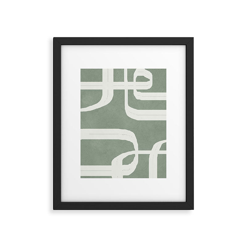 Abstract Lines II Framed Art Print Gallery Image 5