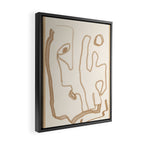 Abstract Loose Line 1 Framed Canvas Print Gallery Image 2