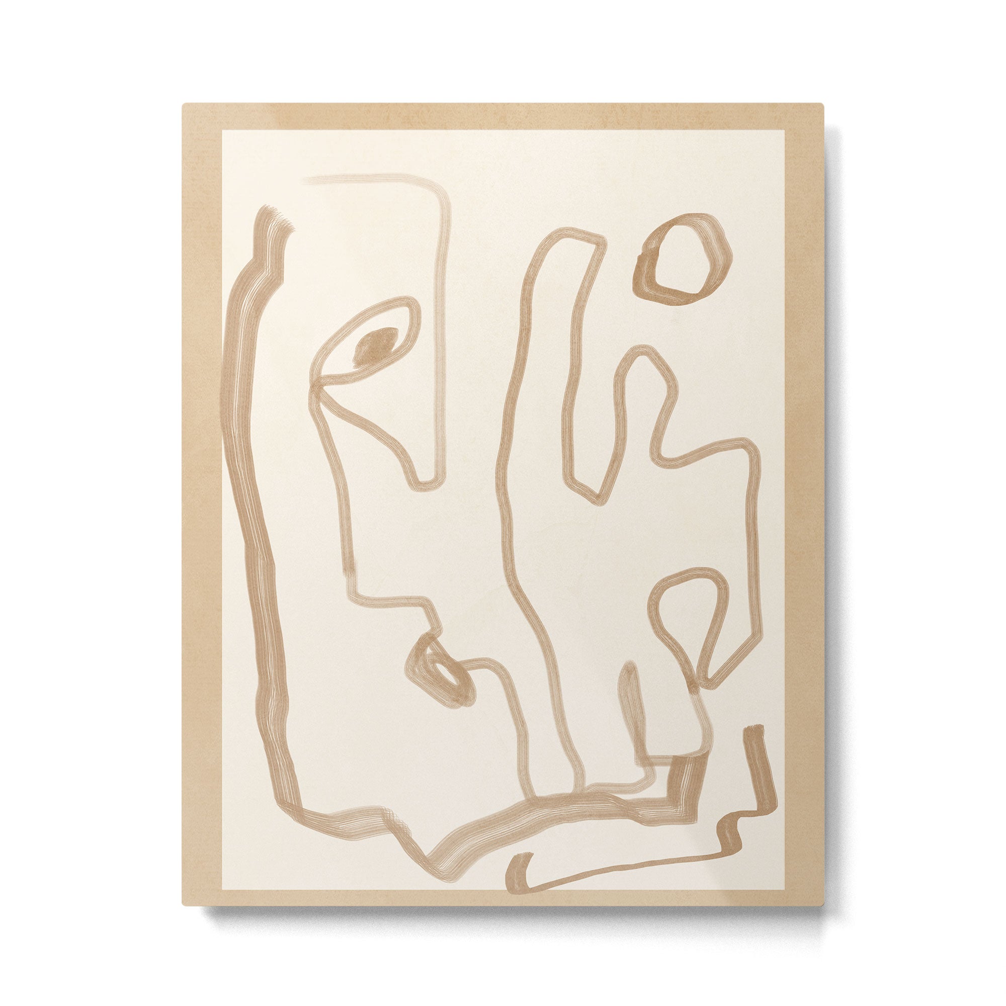 Abstract Loose Line 1 Metal Print Gallery Image 4