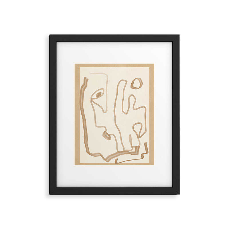 Abstract Loose Line 1 Framed Art Print Gallery Image 5