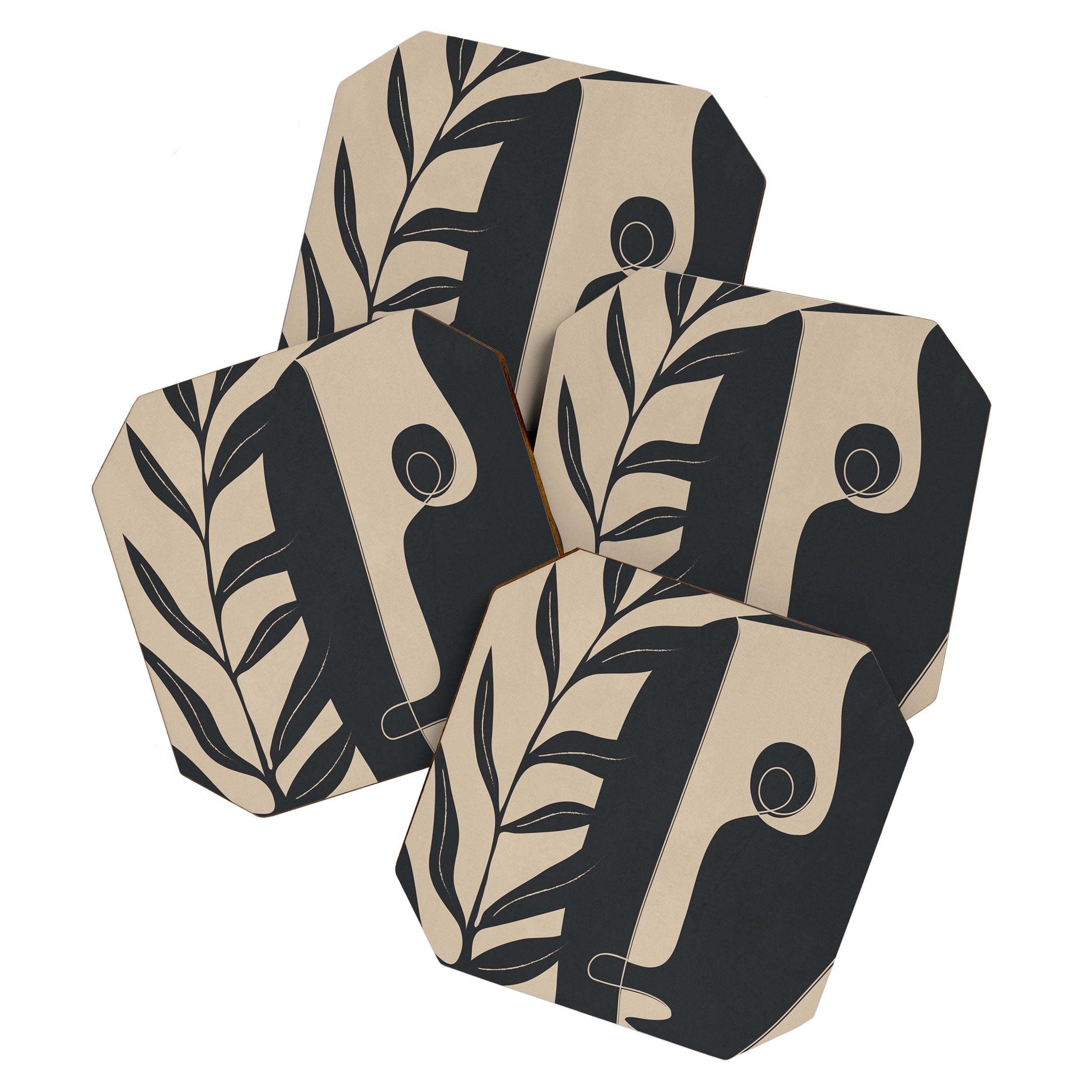 Abstract Mask Coaster Gallery Image 1
