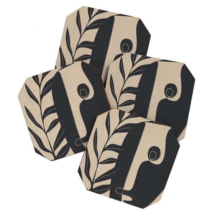 Abstract Mask Coaster Gallery Image 1